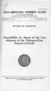 stituents of the Nitrogen-Free Extract of Feeds