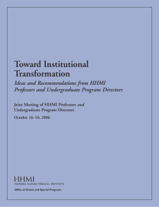 2006 Meeting of HHMI Professors and Program Directors