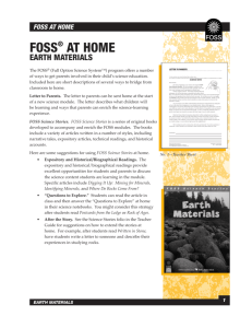 FOSS® at HOme - Clayton School District