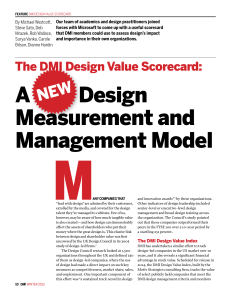 A Design Measurement and Management Model