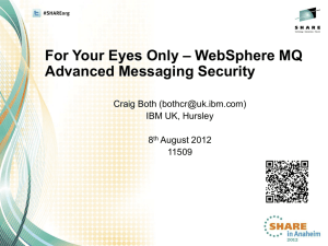 WebSphere MQ Advanced Messaging Security