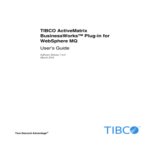 TIBCO ActiveMatrix BusinessWorks™ Plug