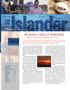 making great strides - Island Operating Company, Inc.