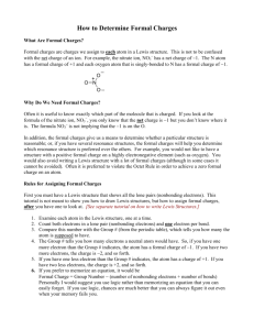 How to Determine Formal Charges