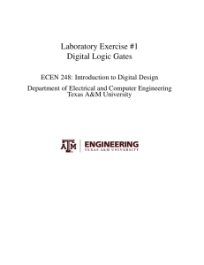 Laboratory Exercise #1 Digital Logic Gates