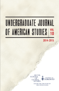 Undergraduate Journal of American Studies