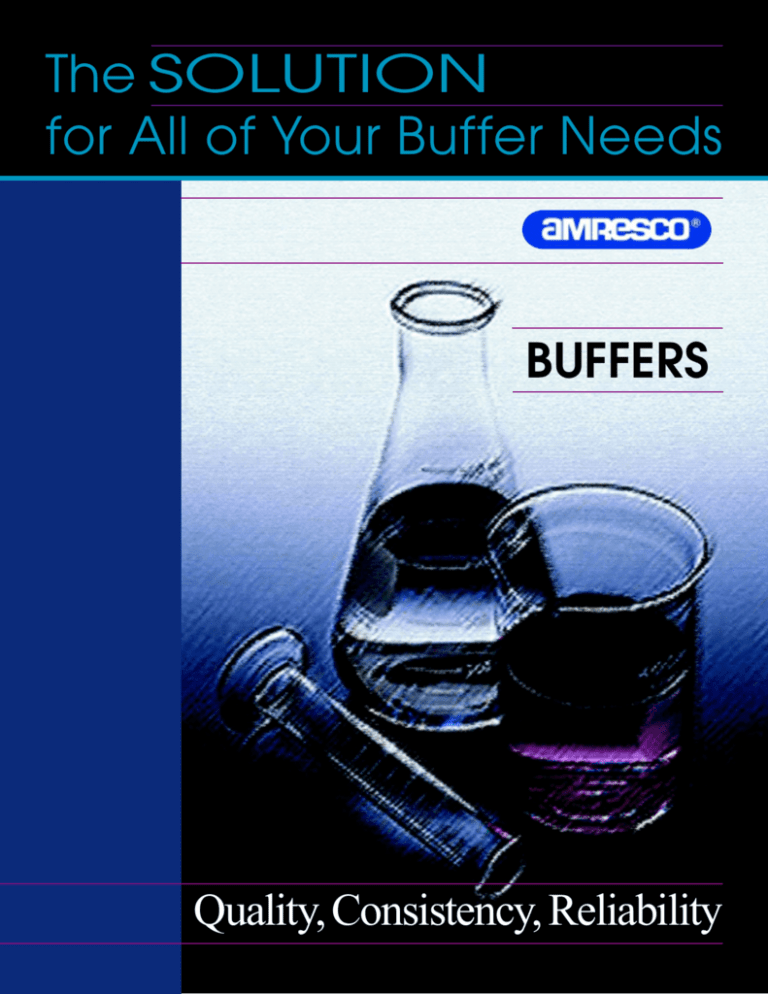 What Makes A Good Buffer Solution