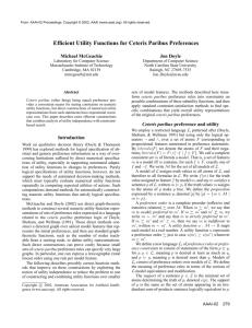 Efficient Utility Functions for Ceteris Paribus Preferences