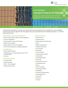 Standard Federal Tax Reporter