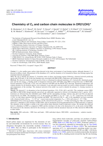 Chemistry of C3 and carbon chain molecules in DR21\(OH\)⋆