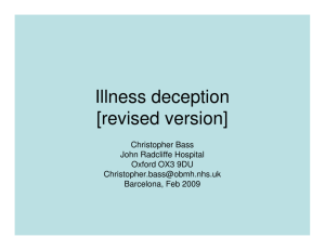 Illness deception [revised version]