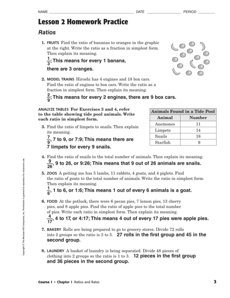 lesson 2 homework practice ratios