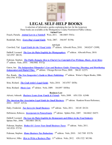 Legal Self-Help Books - Montgomery County
