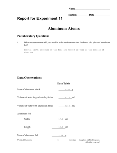 Aluminum Atoms