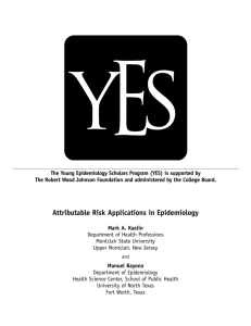 Attributable Risk Applications in Epidemiology