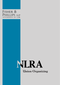 Union Organizing - Fisher & Phillips LLP