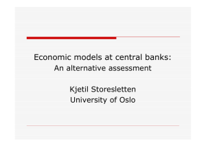 Comments by Professor Kjetil Storesletten, University