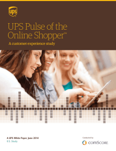 UPS Pulse of the Online Shopper