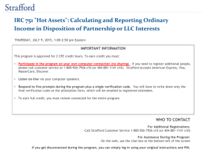 IRC 751 "Hot Assets": Calculating and Reporting Ordinary