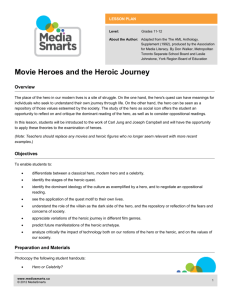 Lesson Movie Heroes Heroic Journey