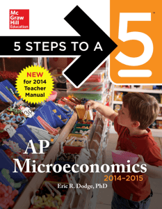 AP Microeconomics Teacher's Manual.indd - McGraw