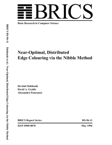 Near-Optimal, Distributed Edge Colouring via the Nibble