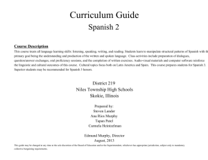 Curriculum Guide - Niles Township High School District 219