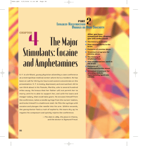 The Major Stimulants: Cocaine and Amphetamines
