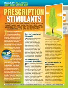 prescription stimulants - Heads Up for Students