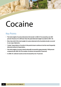 Cocaine - Australian Crime Commission