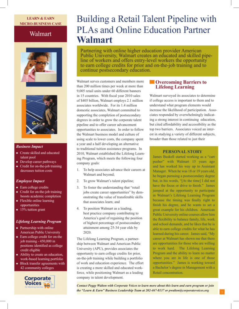 Walmart - Employment Pathways