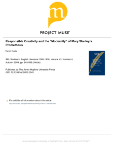Responsible Creativity and the "Modernity" of