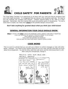 CHILD SAFETY FOR PARENTS