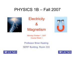 Ch.15.2, Coulomb's Law - UCSD Department of Physics