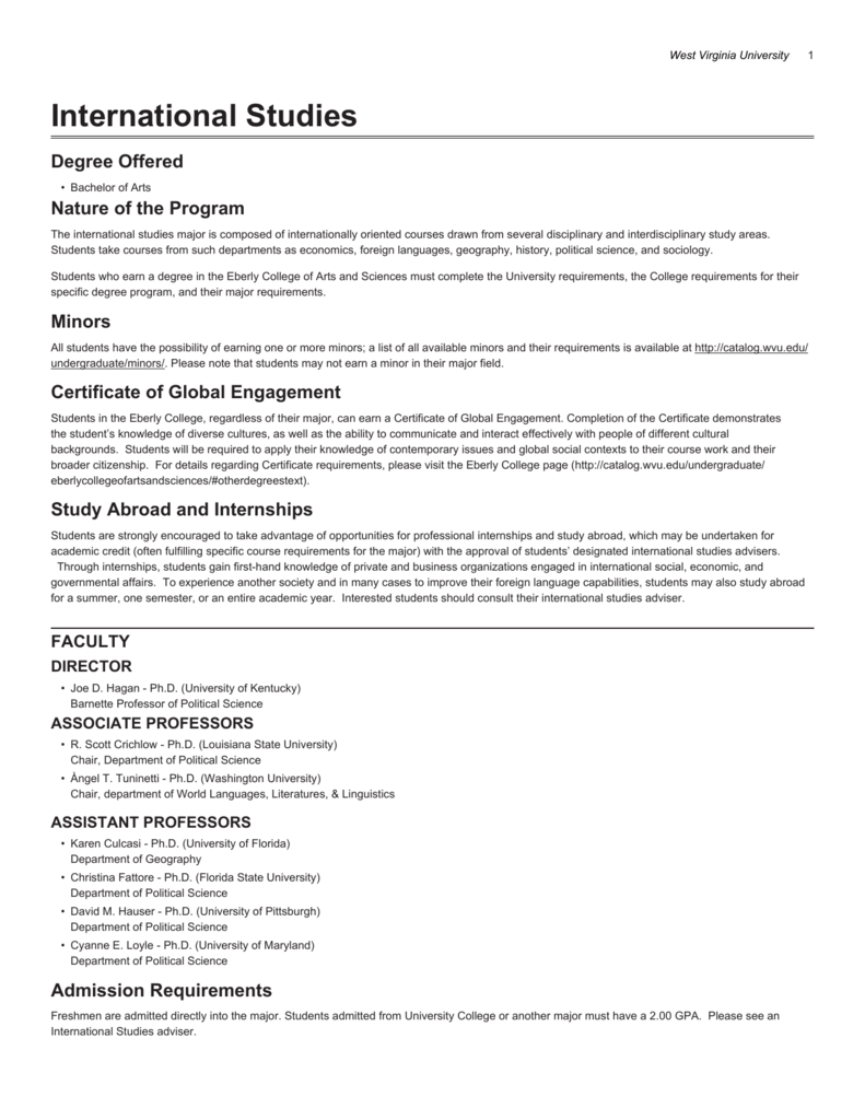 Wvu Biology Major Map Pdf Of This Page - Catalog