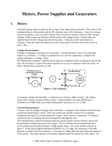 Meters, Power Supplies and Generators