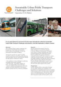 Sustainable Urban Public Transport: Challenges and Solutions