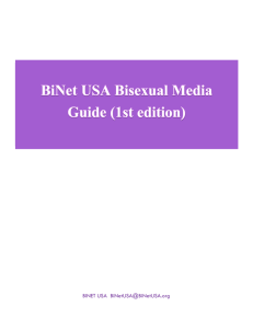 Bisexual Media Guide