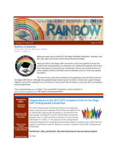 Volume 47 Issue 10 June 8, 2012 Rainbow Graduation