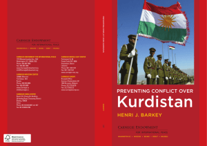 Preventing Conflict Over Kurdistan