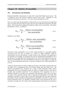 Chapter 10: Relative Permeability