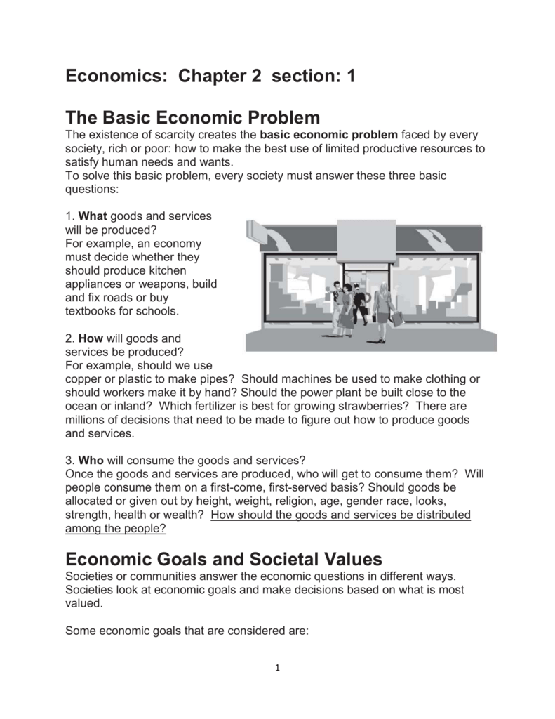 economics-chapter-2-section-1-the-basic-economic-problem