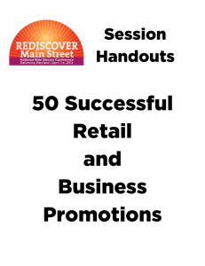 50 Successful Retail and Business Promotions