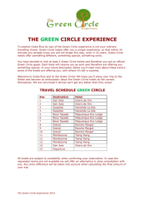 the green circle experience
