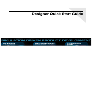 Designer Quick Start Guide