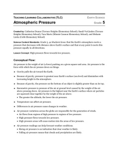Atmospheric Pressure - LAKE Science Collaborative