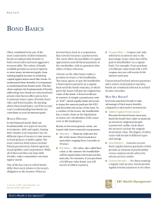 Bond Basics - RBC Wealth Management