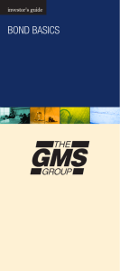 bond basics - THE GMS GROUP