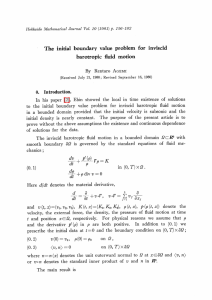 The initial boundary value problem for inviscid
