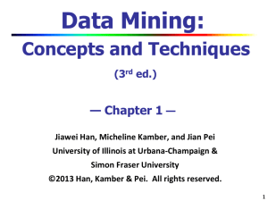 Data Mining - Jiawei Han - University of Illinois at Urbana